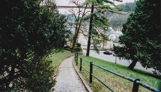 Path down to Pfaffenthal, 2017