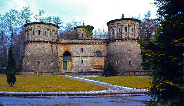 Fort Thüngen (Three Acorns), Luxembourg City, January 1972 — photo by John Beach