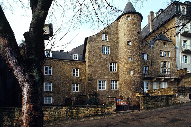 Maison de Cassal, Luxembourg City, January 1972 — photo by John Beach